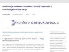 Miniatura strony konferencjenaukowe.edu.pl