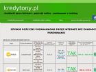 Miniatura strony kredytony.pl