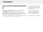 Miniatura strony journalofecologyandhealth.pl