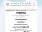 Miniatura strony czarnecki-notariusze.waw.pl