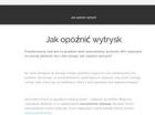 Miniatura strony jakopoznicwytrysk.pl
