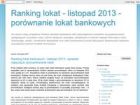 Miniatura strony rankinglokatbankowych.blogspot.com