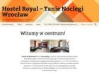 Miniatura strony hostelroyal.pl