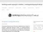 Miniatura strony rankingszkolwyzszych.edu.pl