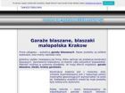 Miniatura strony e-garaze-blaszane.pl
