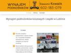 Miniatura strony wynajempodnosnikowlublin.pl