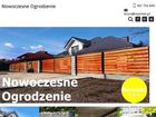 Miniatura strony nowoczesne-ogrodzenie.pl