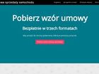 Miniatura strony umowasprzedazysamochodu.pl