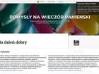 Miniatura strony pomyslynawieczorpanienski.blox.pl